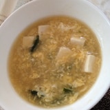 豆腐と卵のスープ